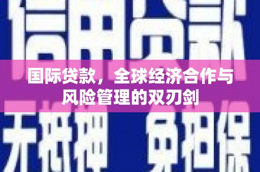 独山子国际贷款，全球经济合作与风险管理的双刃剑