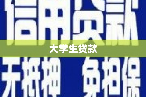 独山子大学生贷款