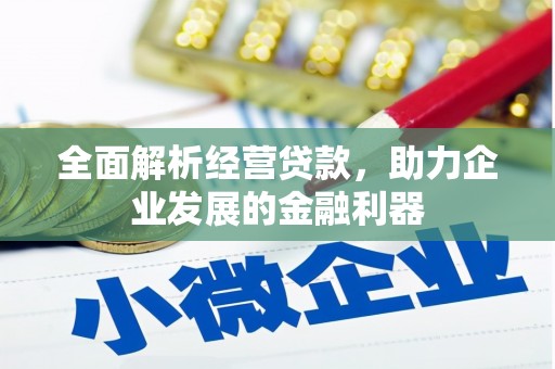 独山子全面解析经营贷款，助力企业发展的金融利器