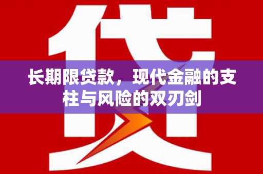 独山子长期限贷款，现代金融的支柱与风险的双刃剑