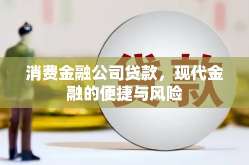 独山子消费金融公司贷款，现代金融的便捷与风险