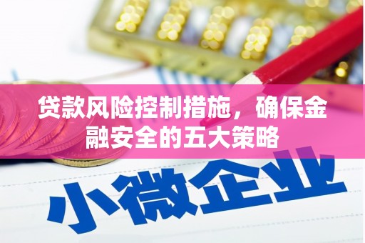 独山子贷款风险控制措施，确保金融安全的五大策略