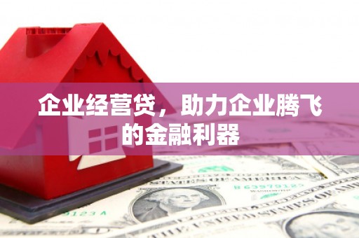 独山子企业经营贷，助力企业腾飞的金融利器
