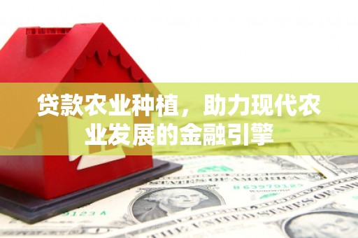 独山子贷款农业种植，助力现代农业发展的金融引擎