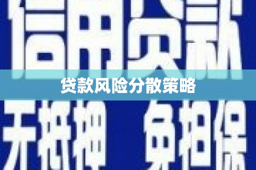 独山子贷款风险分散策略