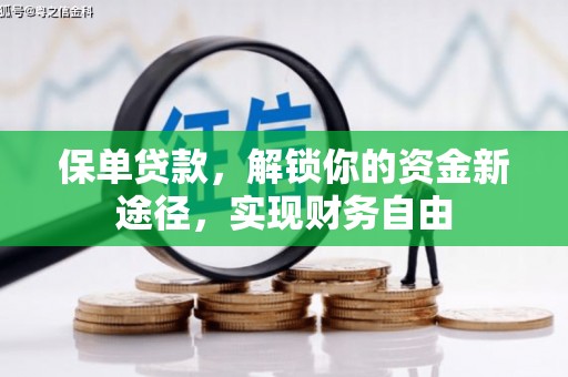 独山子保单贷款，解锁你的资金新途径，实现财务自由