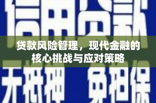 独山子贷款风险管理，现代金融的核心挑战与应对策略