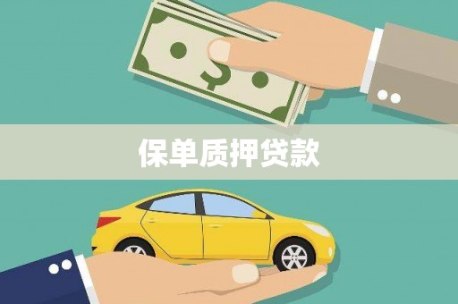 独山子保单质押贷款