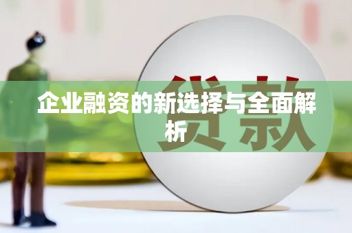 独山子企业融资的新选择与全面解析